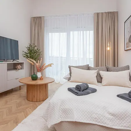 Апартаменты Apartly Zakatek I Odra River & Balcony