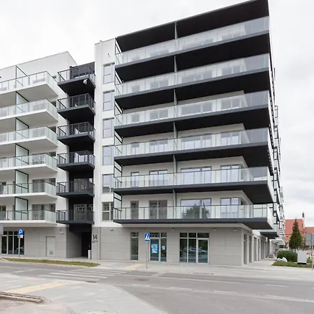 Апартаменты Apartly Zielony Zakatek I Odra River & Balcony Щецин