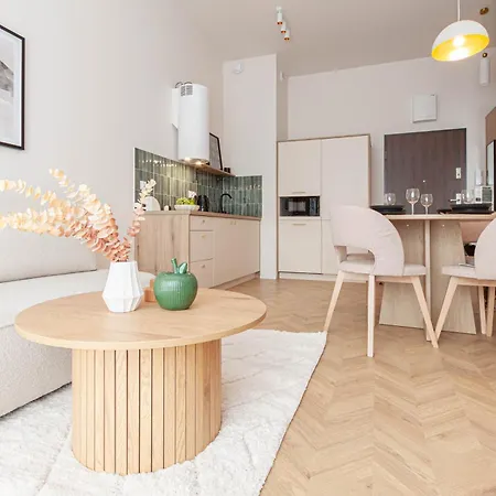 Apartly Zakatek I Odra River & Balcony Апартаменты Щецин