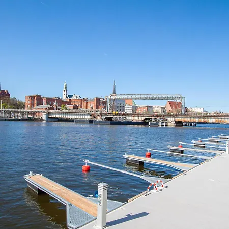 Apartly Zakatek I Odra River & Balcony Апартаменты Щецин